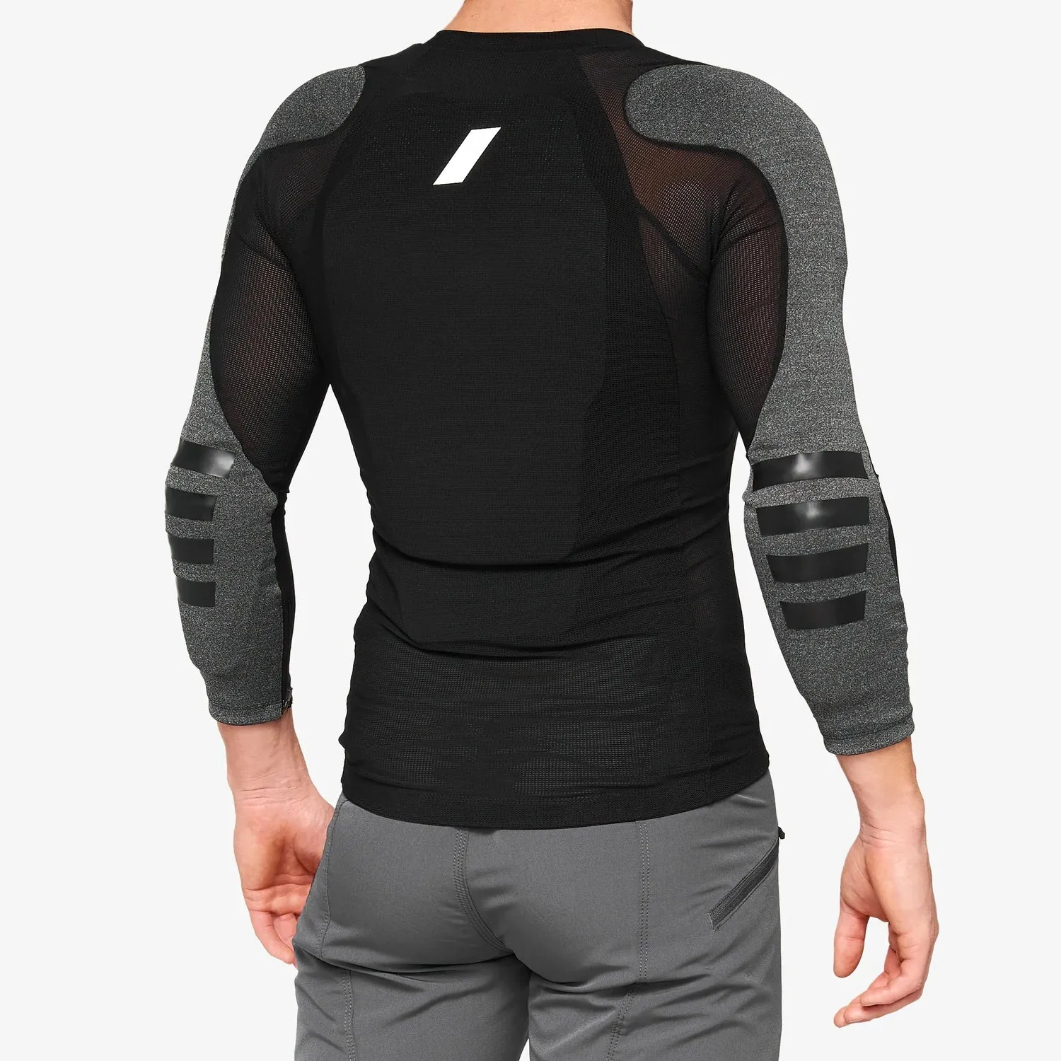 100% Tarka Long Sleeve Protection Vest - Black