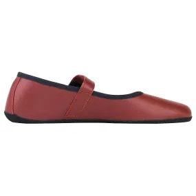 Ahinsa Ananda Barefoot Ballet Flat Burgundy