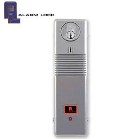 Alarm Lock - PG21-MS - Narrow Stile Surface Mount Door Alarm - Metallic Silver