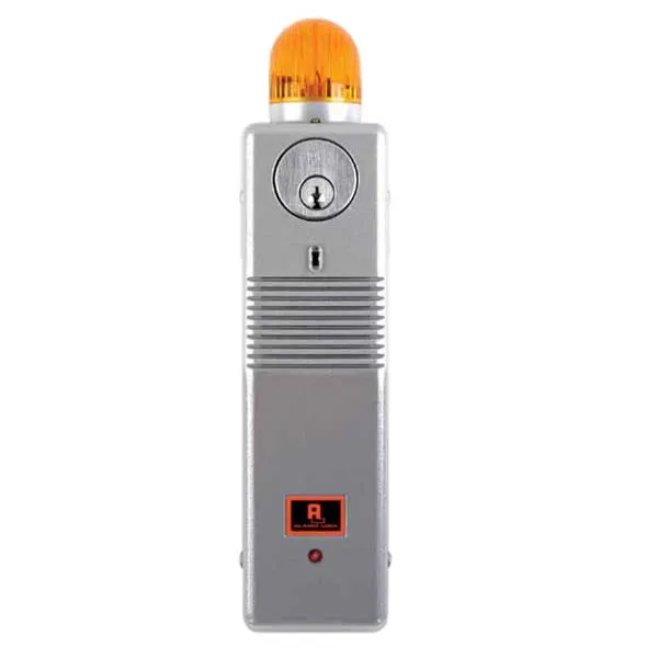 Alarm Lock - PG21-MSS - Advanced Door Alarm with Strobe - Metallic Silver