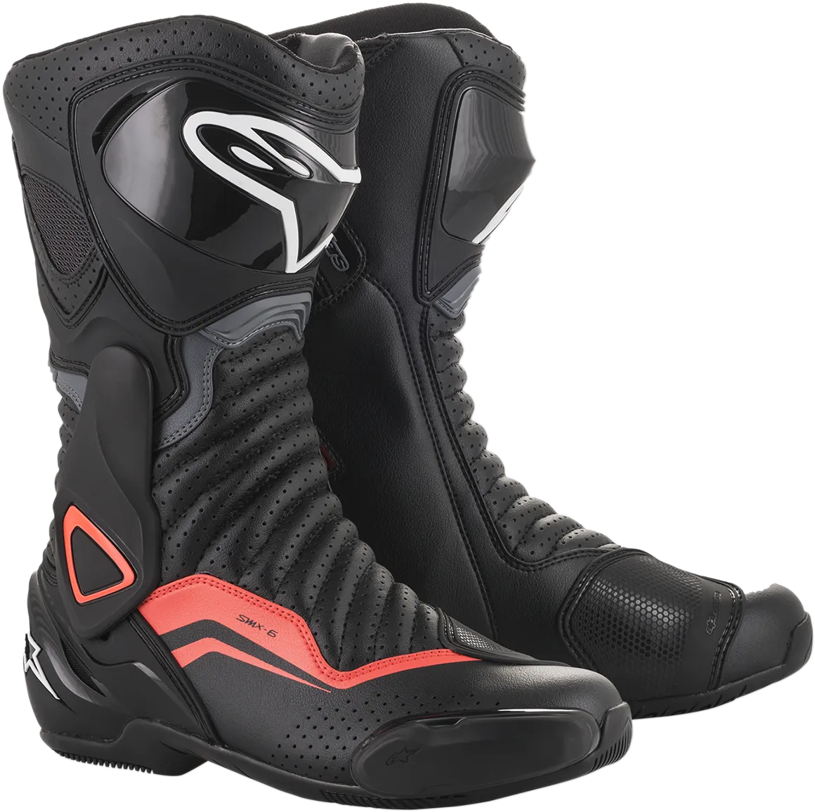 ALPINESTARS SMX-6 v2 Boots - Black/Gray/Red - Vented - US 12 / EU 47 2223017-1133-47