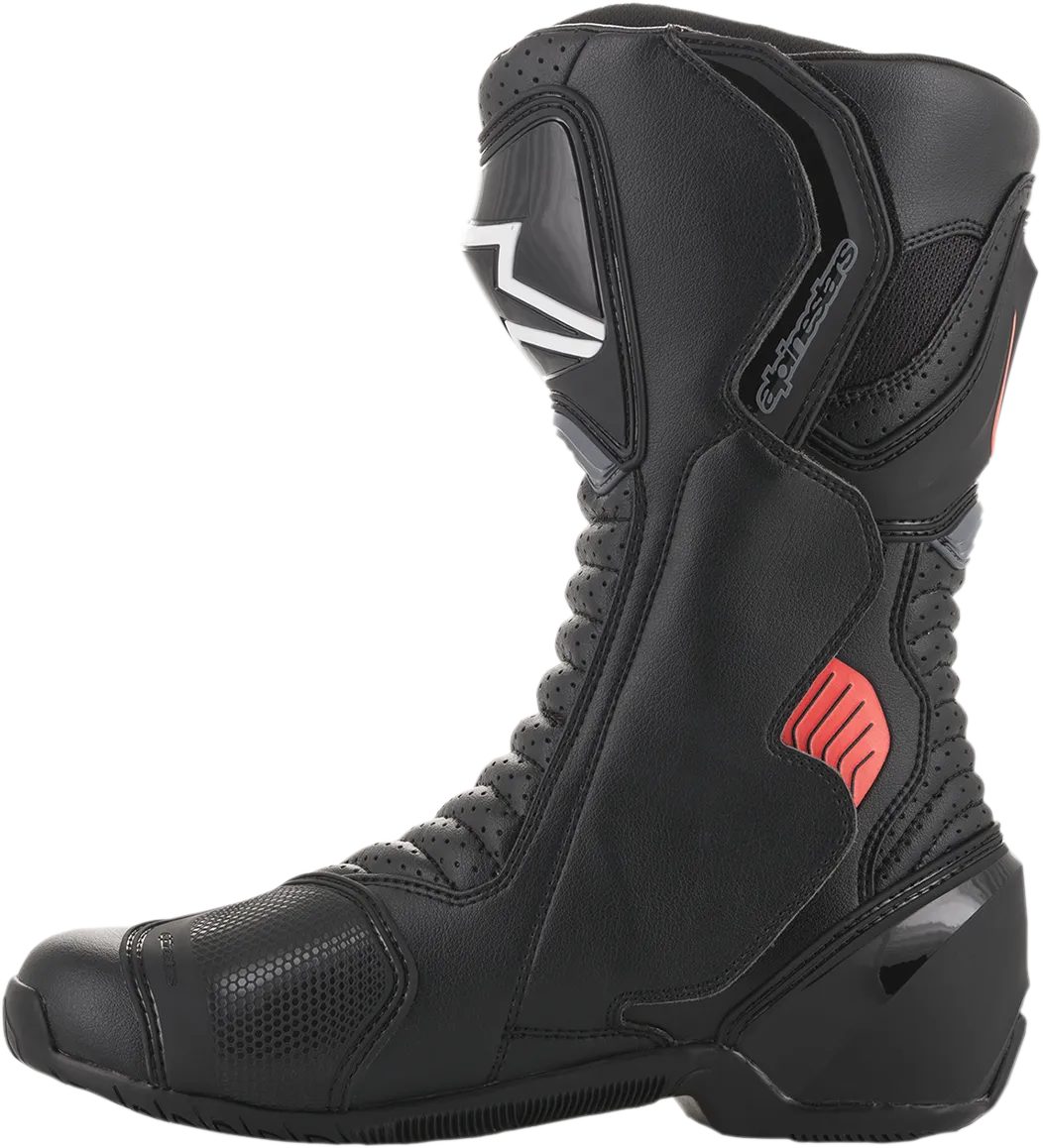 ALPINESTARS SMX-6 v2 Boots - Black/Gray/Red - Vented - US 12 / EU 47 2223017-1133-47