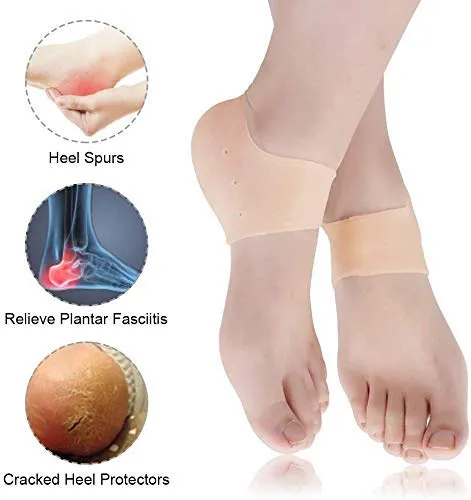 Anti Crack Silicone Half Gel Heel And Foot