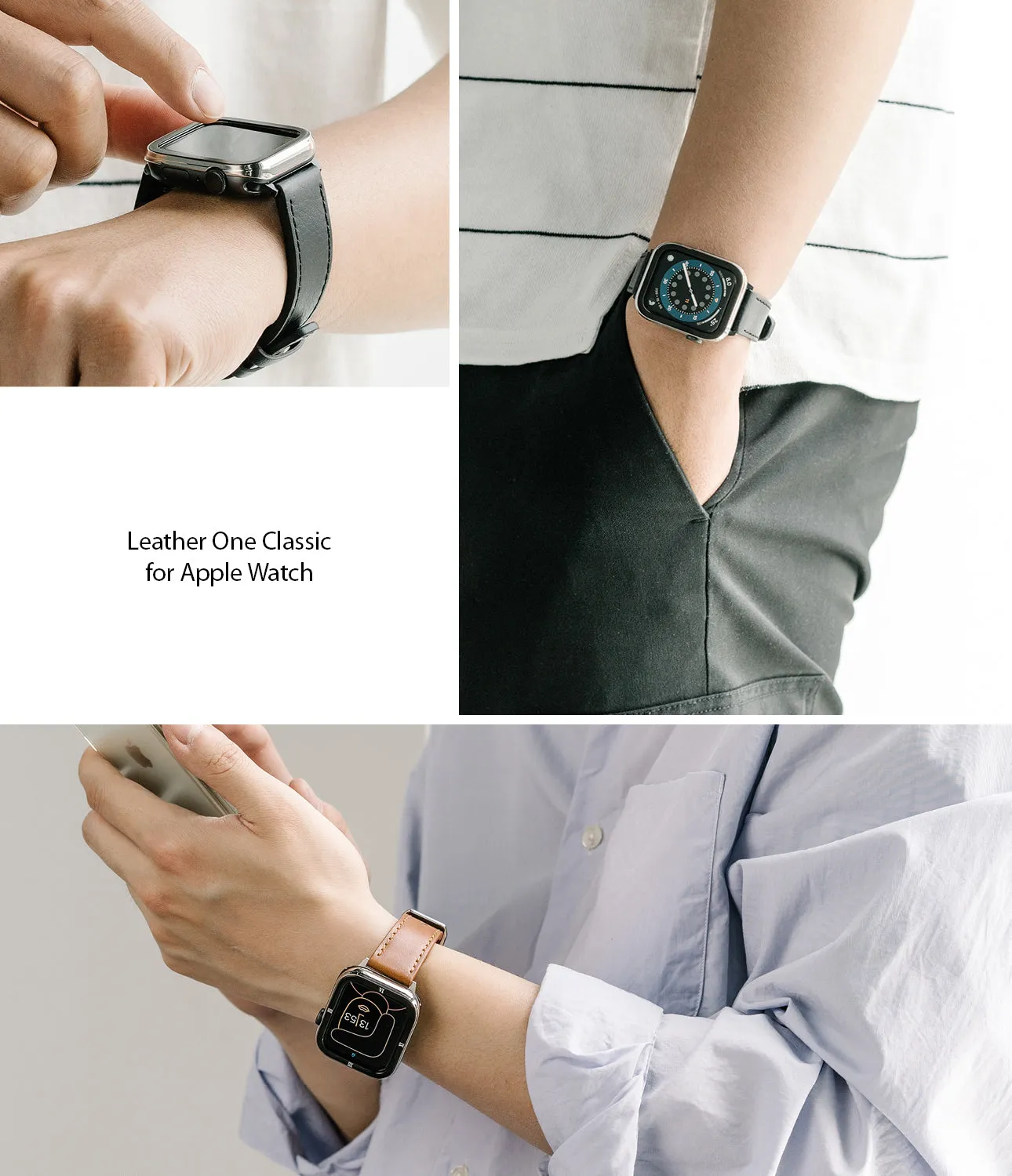 Apple Watch 44mm / 42mm | Leather One Classic Band