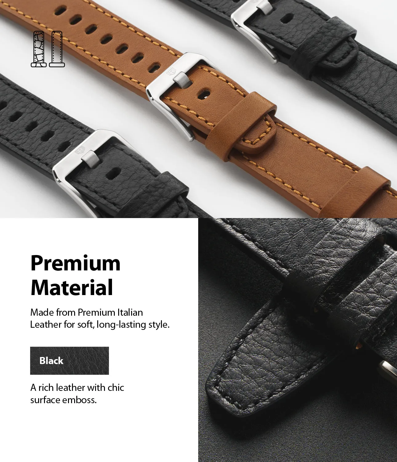 Apple Watch 44mm / 42mm | Leather One Classic Band