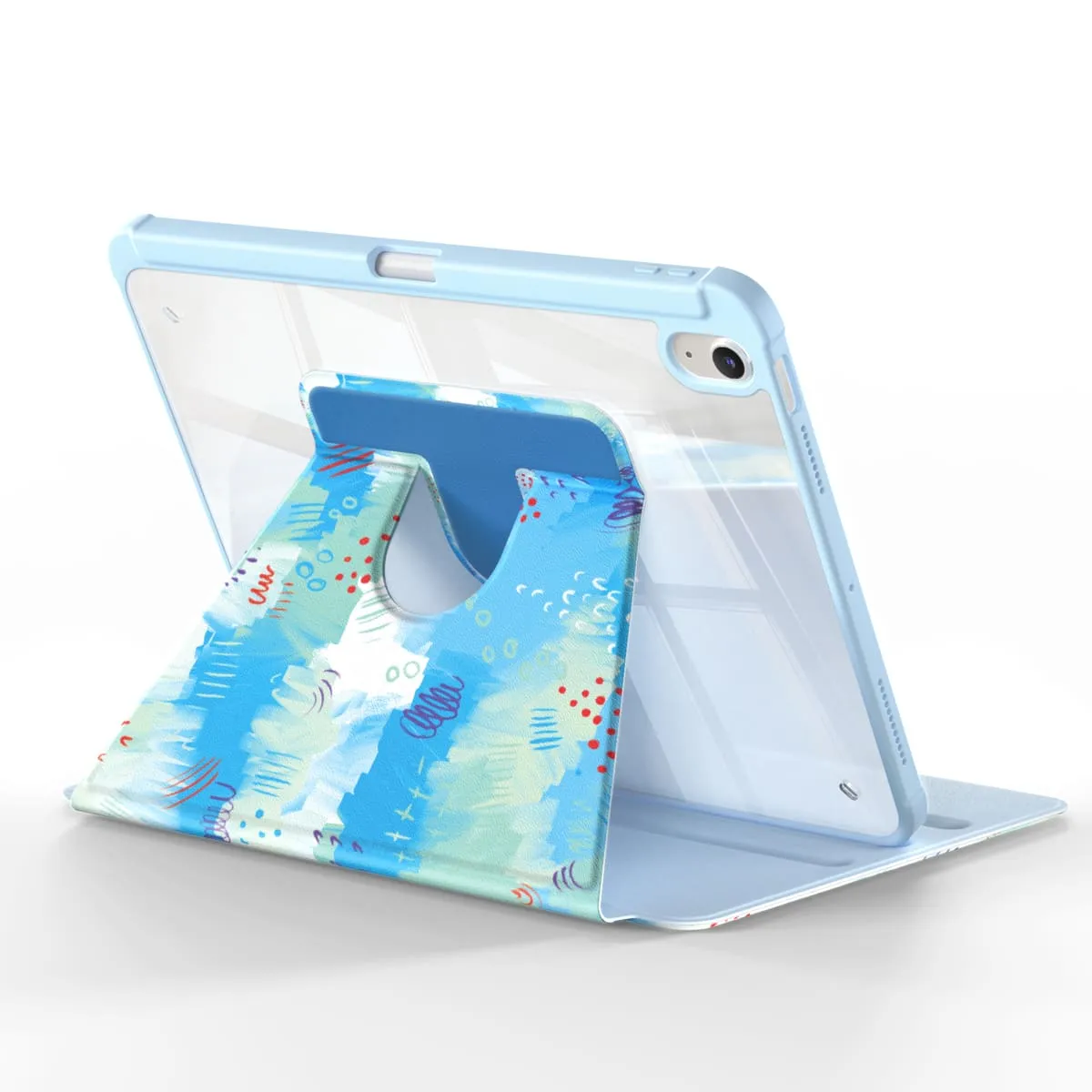 Astral Blue | iPad Series Snap 360° Stand Impact Resistant Case