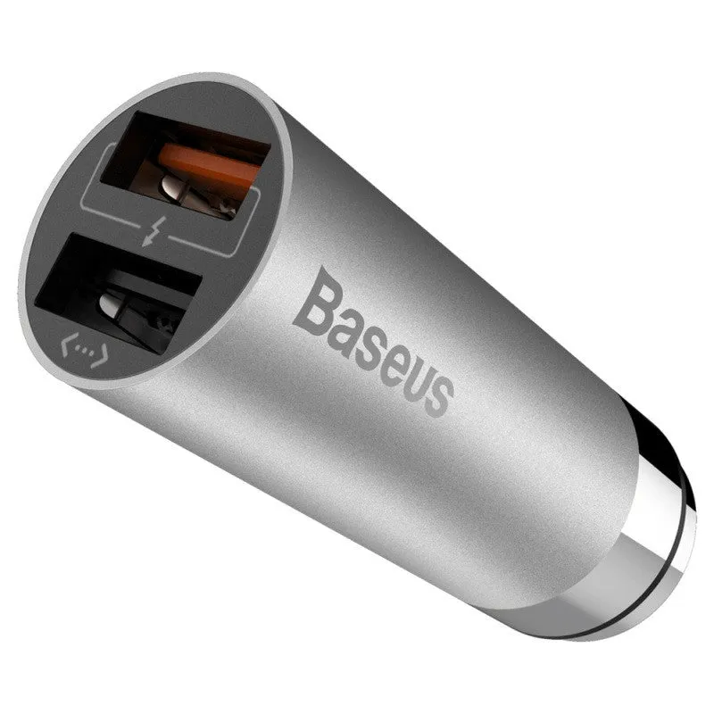 Baseus Car Charger - CarQ Series QC 3.0 Dual USB Car Charger With Qualcomm Quick Charge 3.0