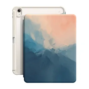 Beige Blue | iPad Series Snap 360° Stand Impact Resistant Case