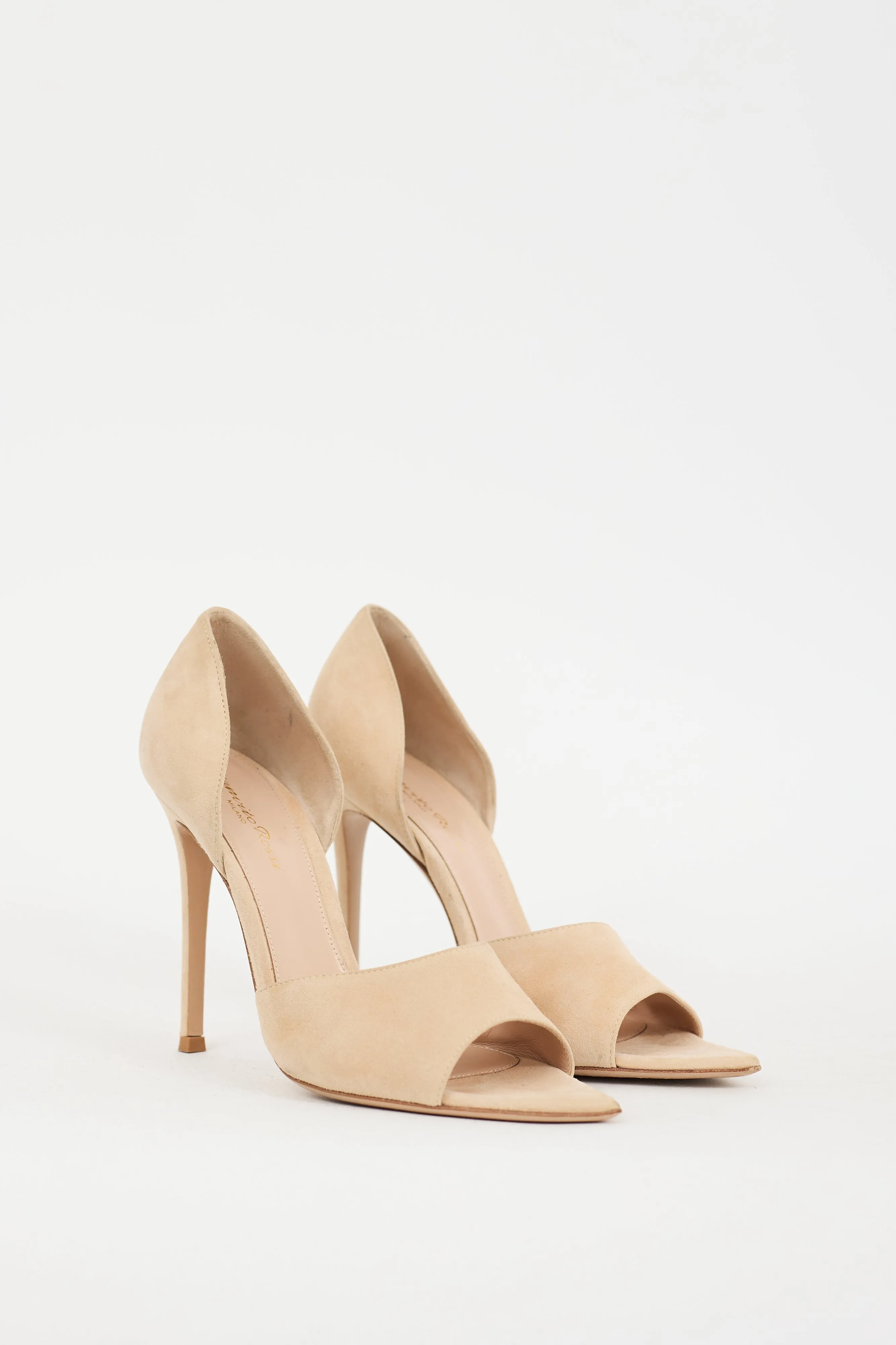 Beige Suede Bree Sandal