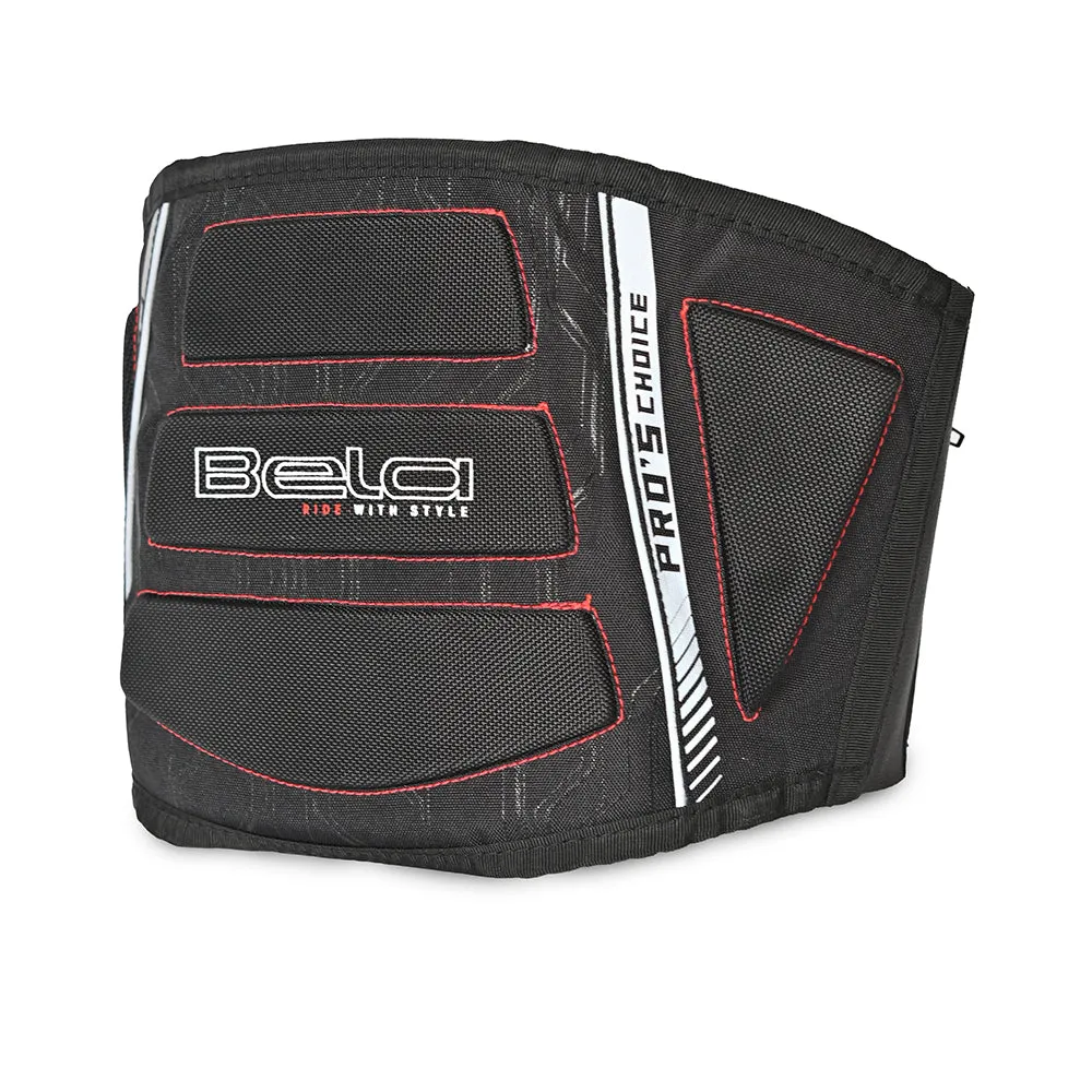 BELA - Motorcycle Kidney Belt - Black Red