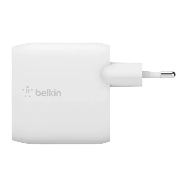 BELKIN BoostCharge 24W Dual USB-A PD 3.0 PPS Wall Charger with USB-C Cable