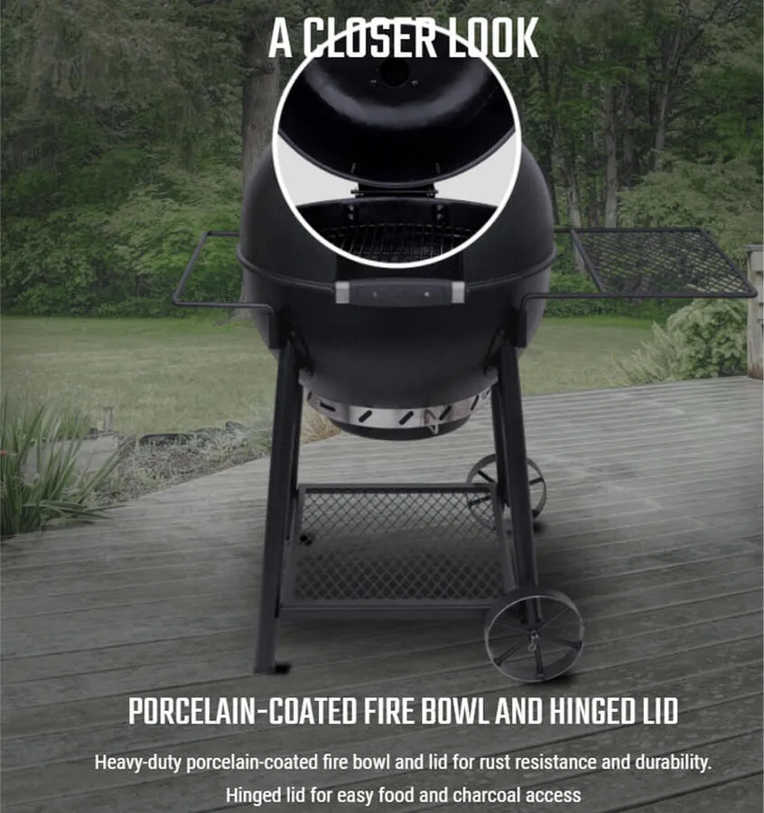 Blackjack Kettle Charcoal Grill by Oklahoma Joe's Smoker