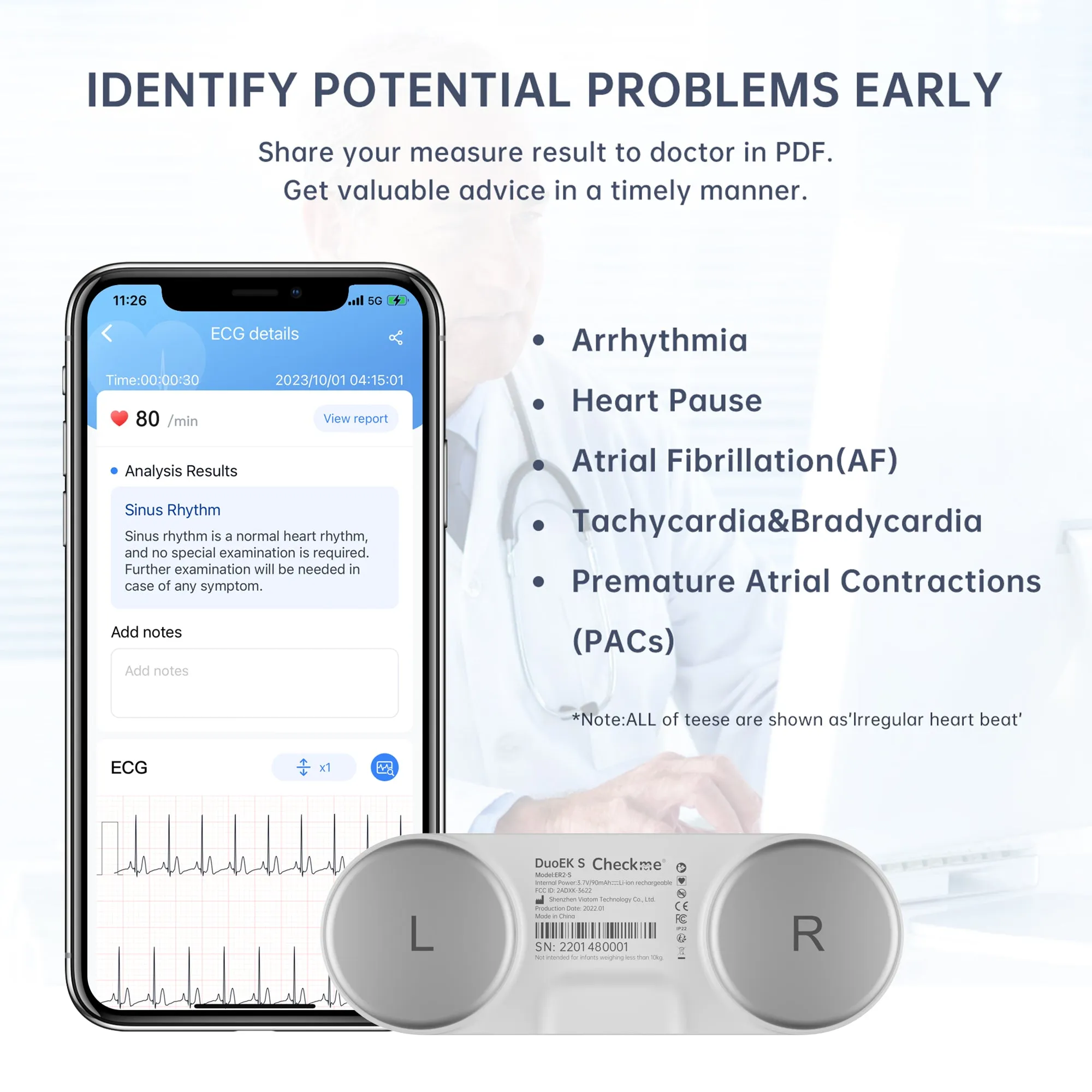 Checkme DuoEK S ECG Monitor