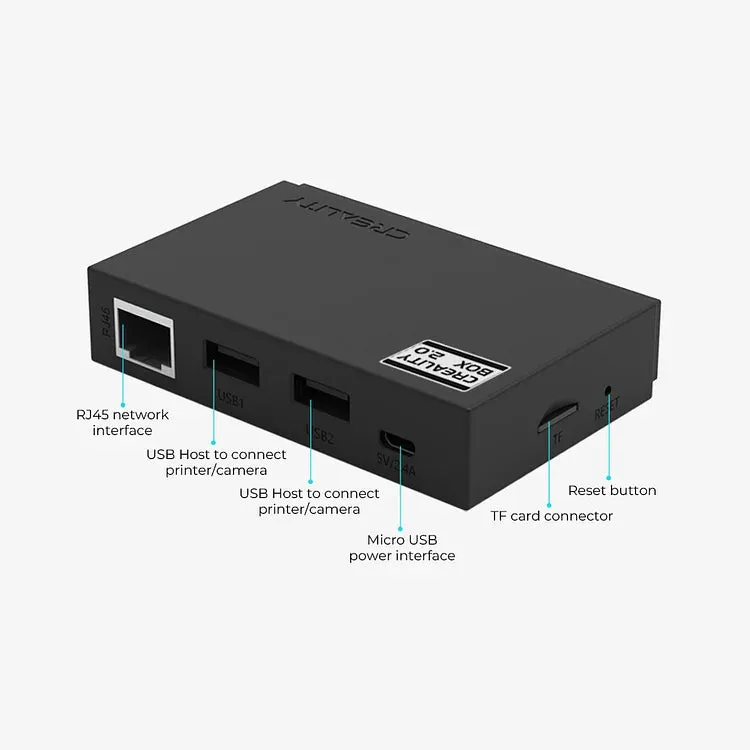 Creality WIFI Cloud Box 2.0   TF Card | Real-Time Control and Time-Lapse Function