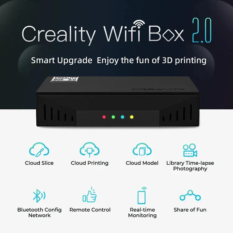 Creality WIFI Cloud Box 2.0   TF Card | Real-Time Control and Time-Lapse Function