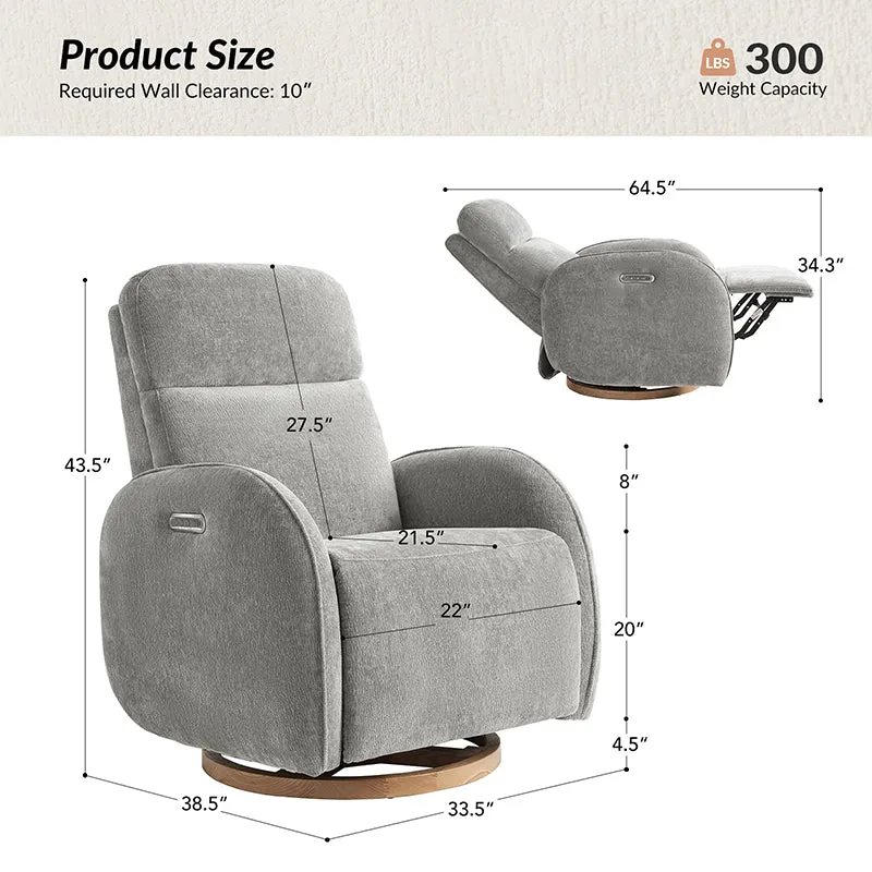 Cuddle Electric Nursery Swivel Chair