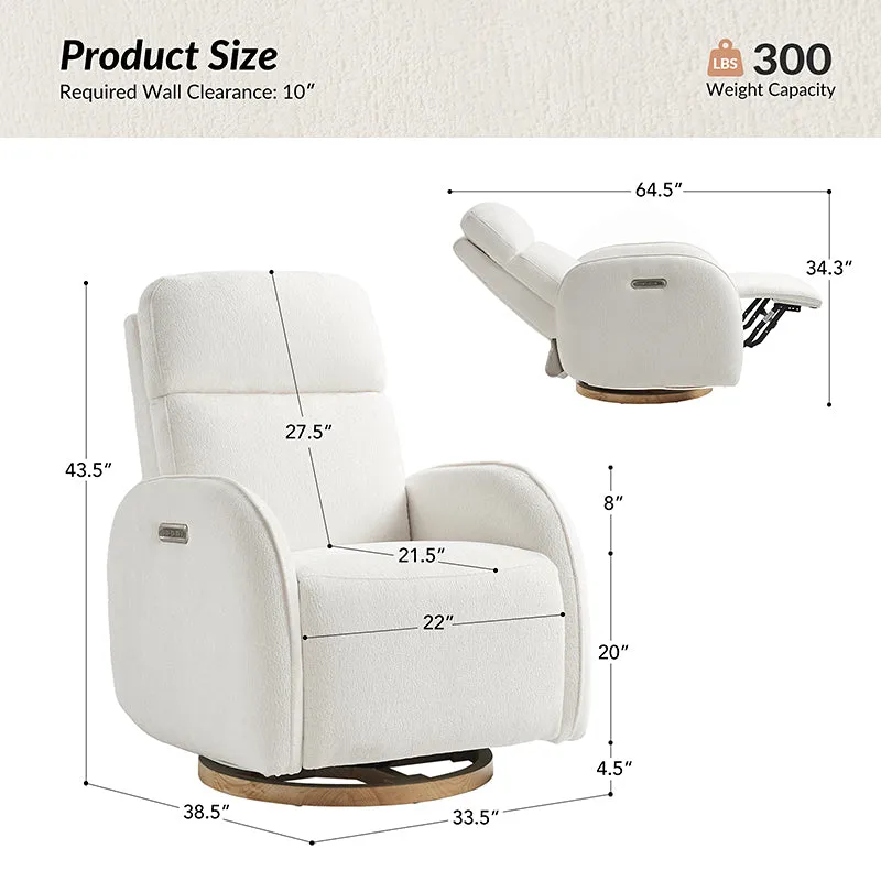 Cuddle Electric Nursery Swivel Chair