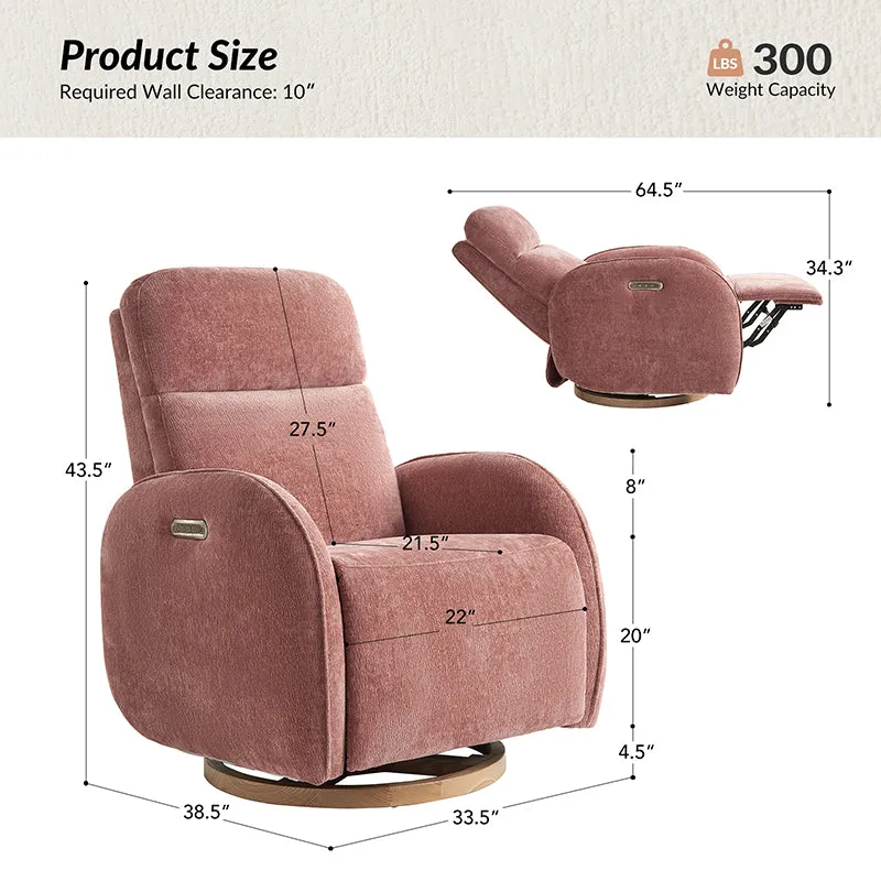 Cuddle Electric Nursery Swivel Chair