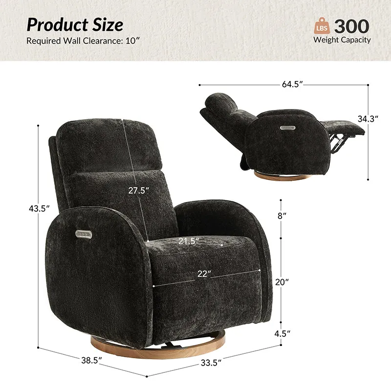 Cuddle Electric Nursery Swivel Chair