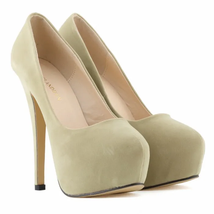 Elegant Deep Vamp for Wedding Banquets High Heels Shoes