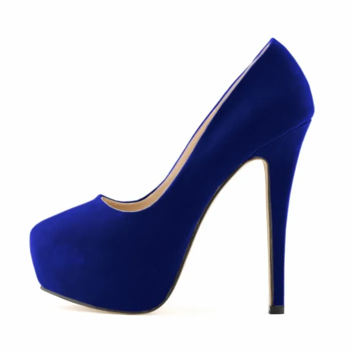 Elegant Deep Vamp for Wedding Banquets High Heels Shoes