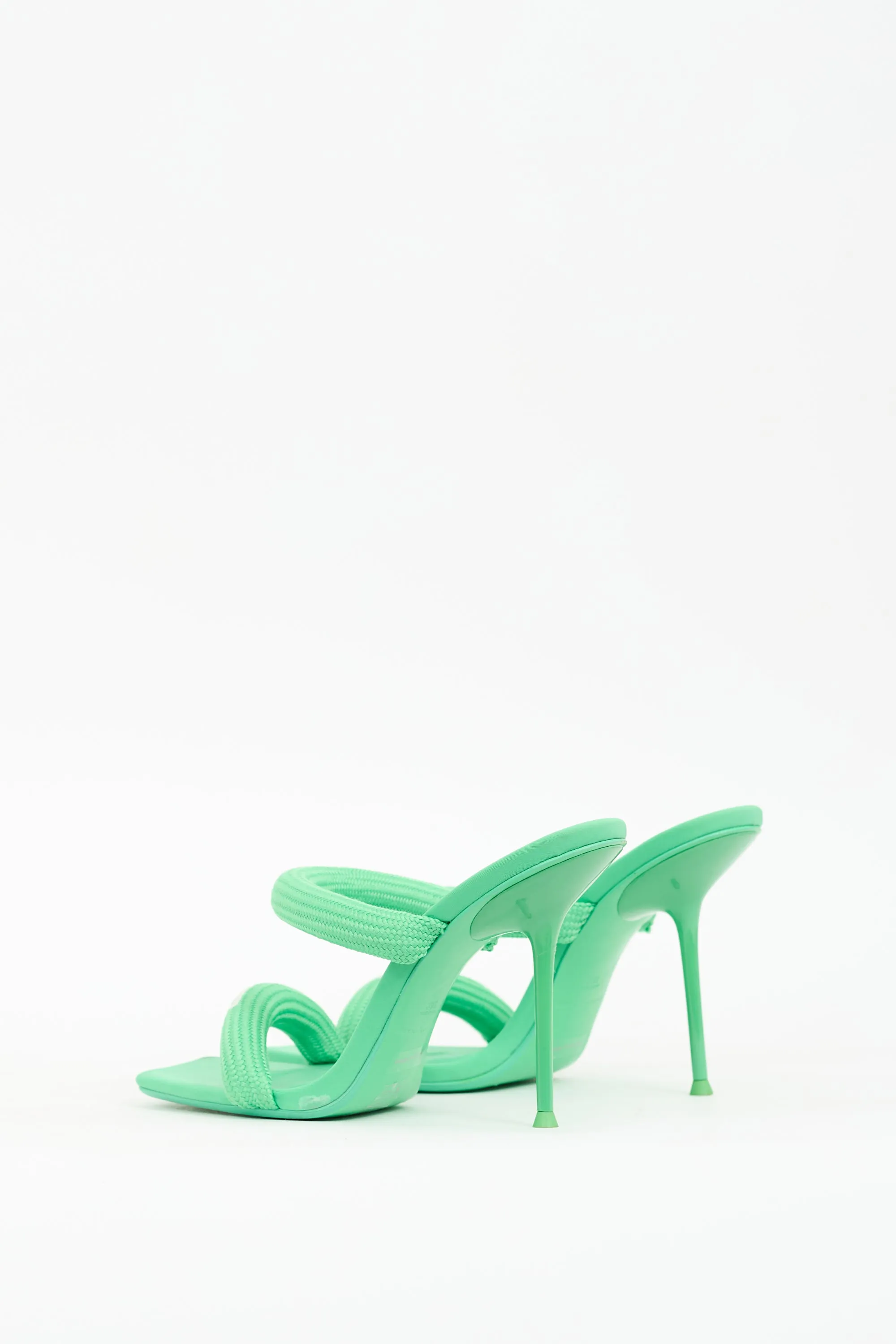 Green Nylon Julie Sandal