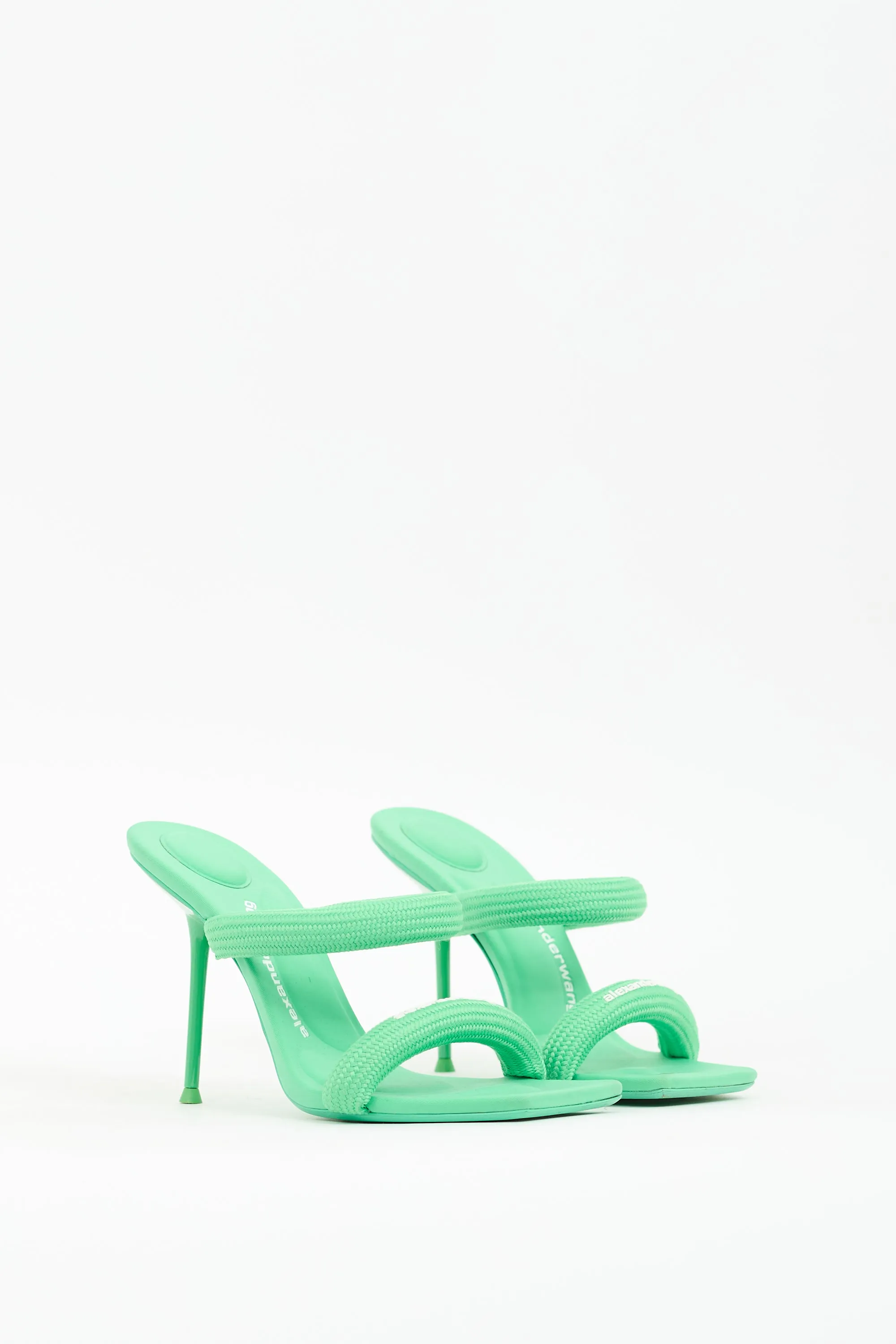 Green Nylon Julie Sandal