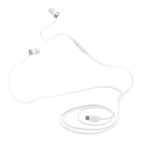 JBL Tune 310C USB Type-C In-Ear Headphones - White