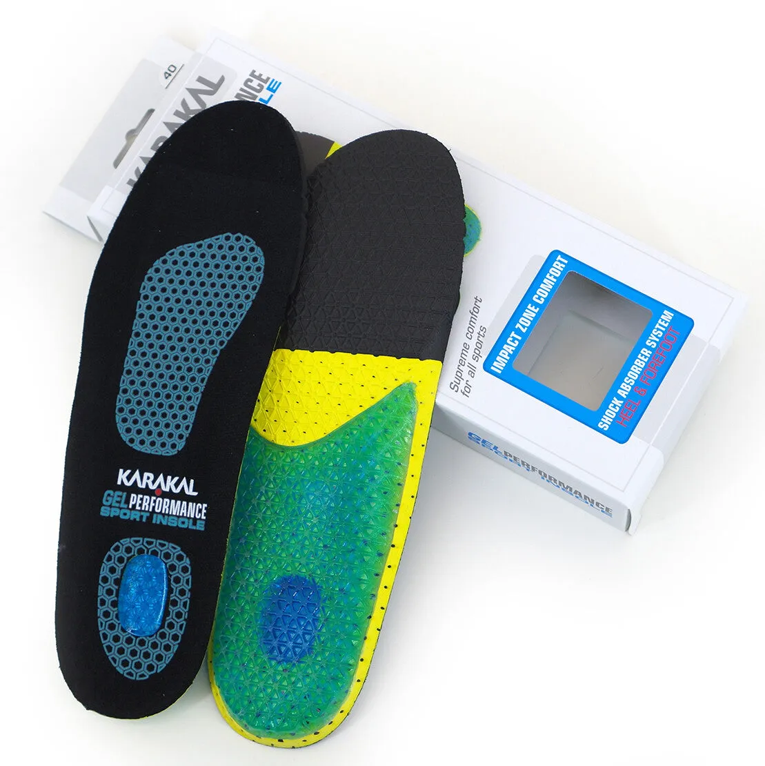 Karakal GEL Performance Sport Insole