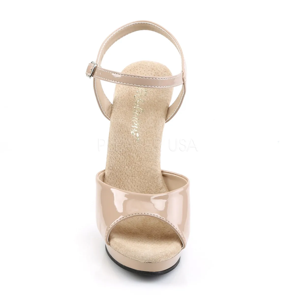 Lip-109 Nude Platform Heels