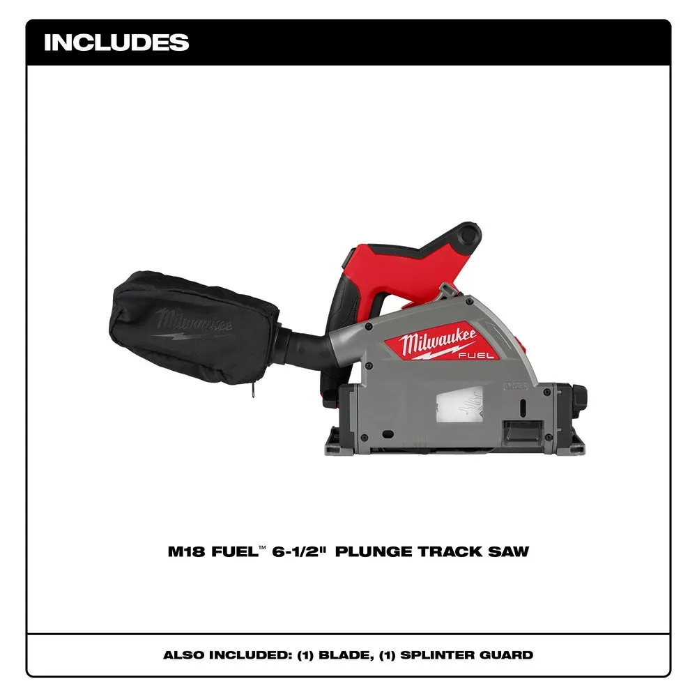 Milwaukee 2831-20 M18 FUEL 18V 6-1/2" Cordless Plunge Track Saw - Bare Tool