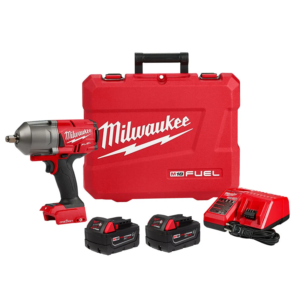 Milwaukee 2863-22R M18 FUEL 18V ONE-KEY 1/2" Impact Wrench Friction Ring Kit