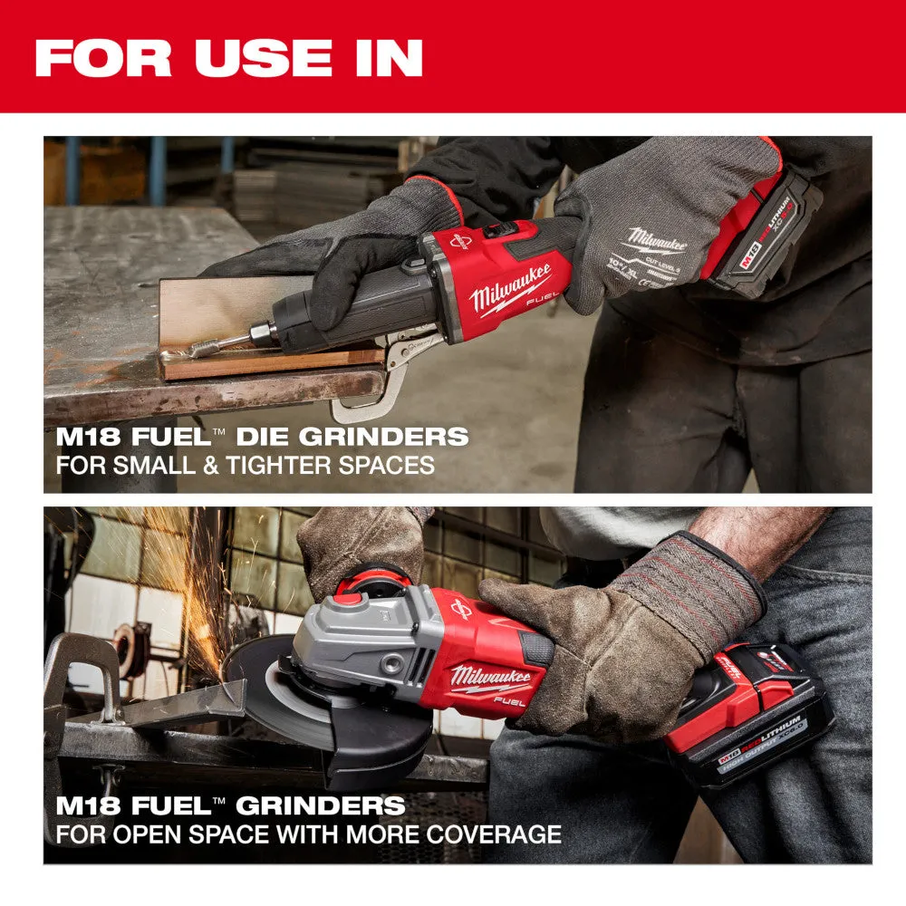 Milwaukee 2939-20 M18 FUEL 18V Braking Die Grinder w/ Slide Switch - Bare Tool