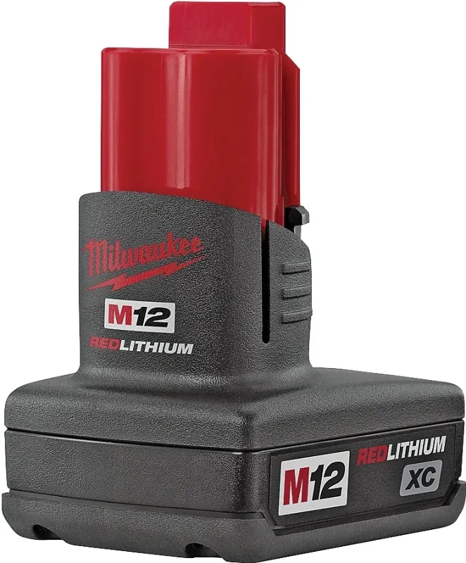 Milwaukee 48-11-2402 Rechargeable Battery Pack, 12 V Battery, 3 Ah, Includes: Sturdy Base :EA: QUANTITY: 1