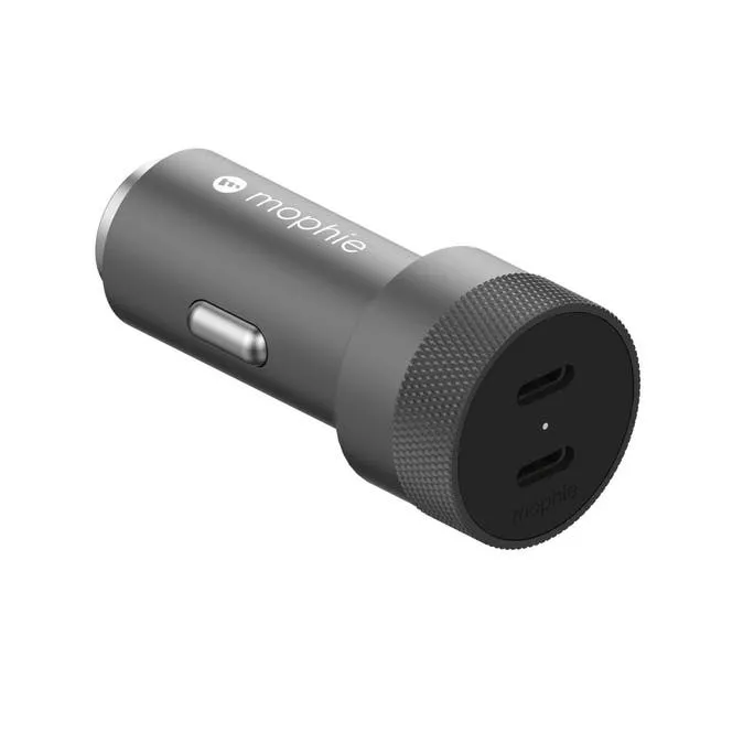 mophie dual USB-C car charger