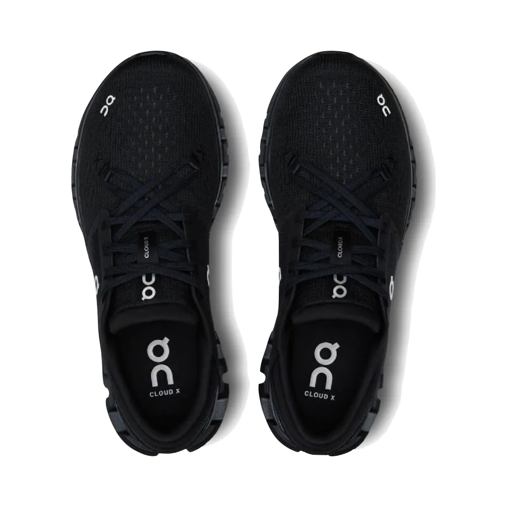 On Men's Cloud X 4 Sneaker (Black/Eclipse)