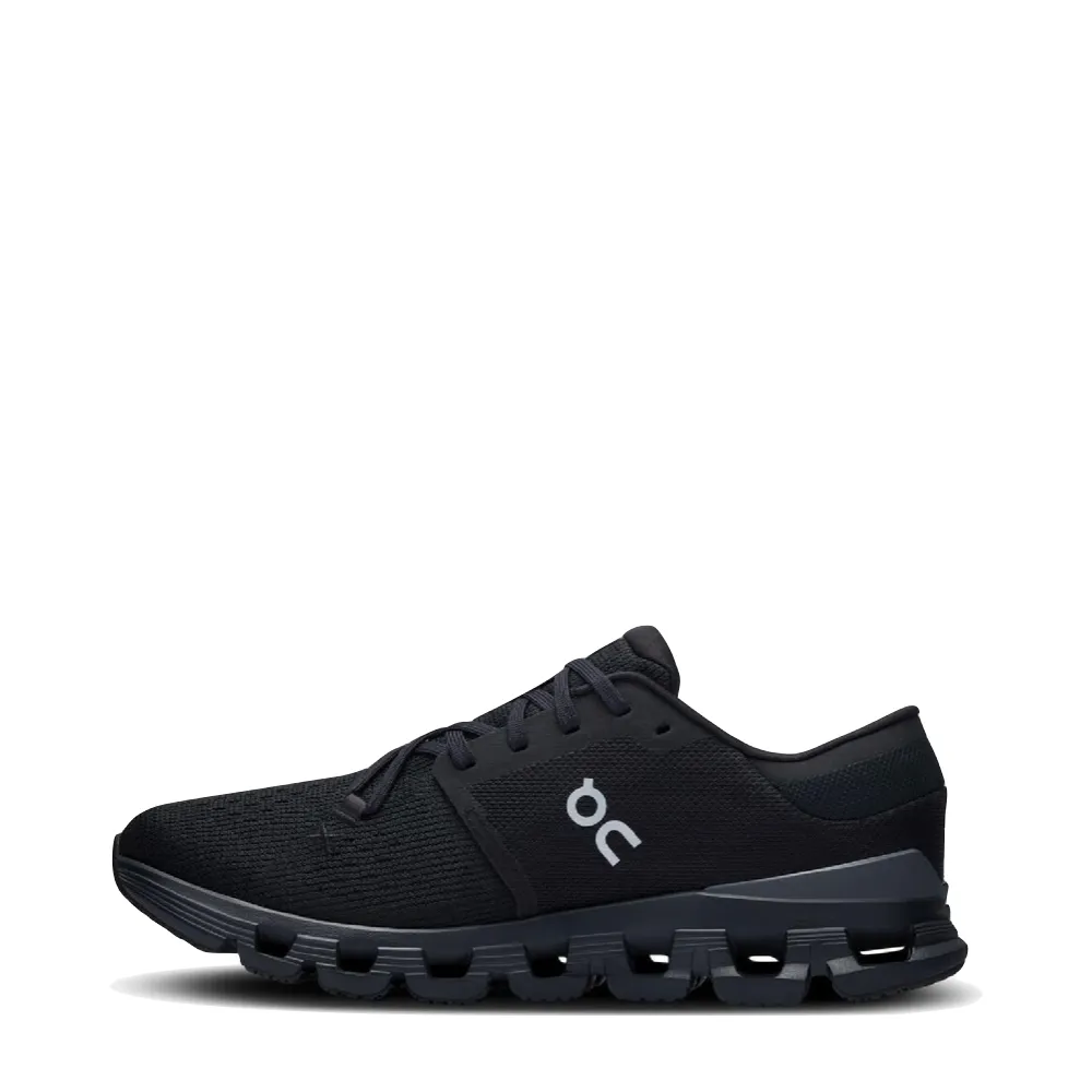 On Men's Cloud X 4 Sneaker (Black/Eclipse)