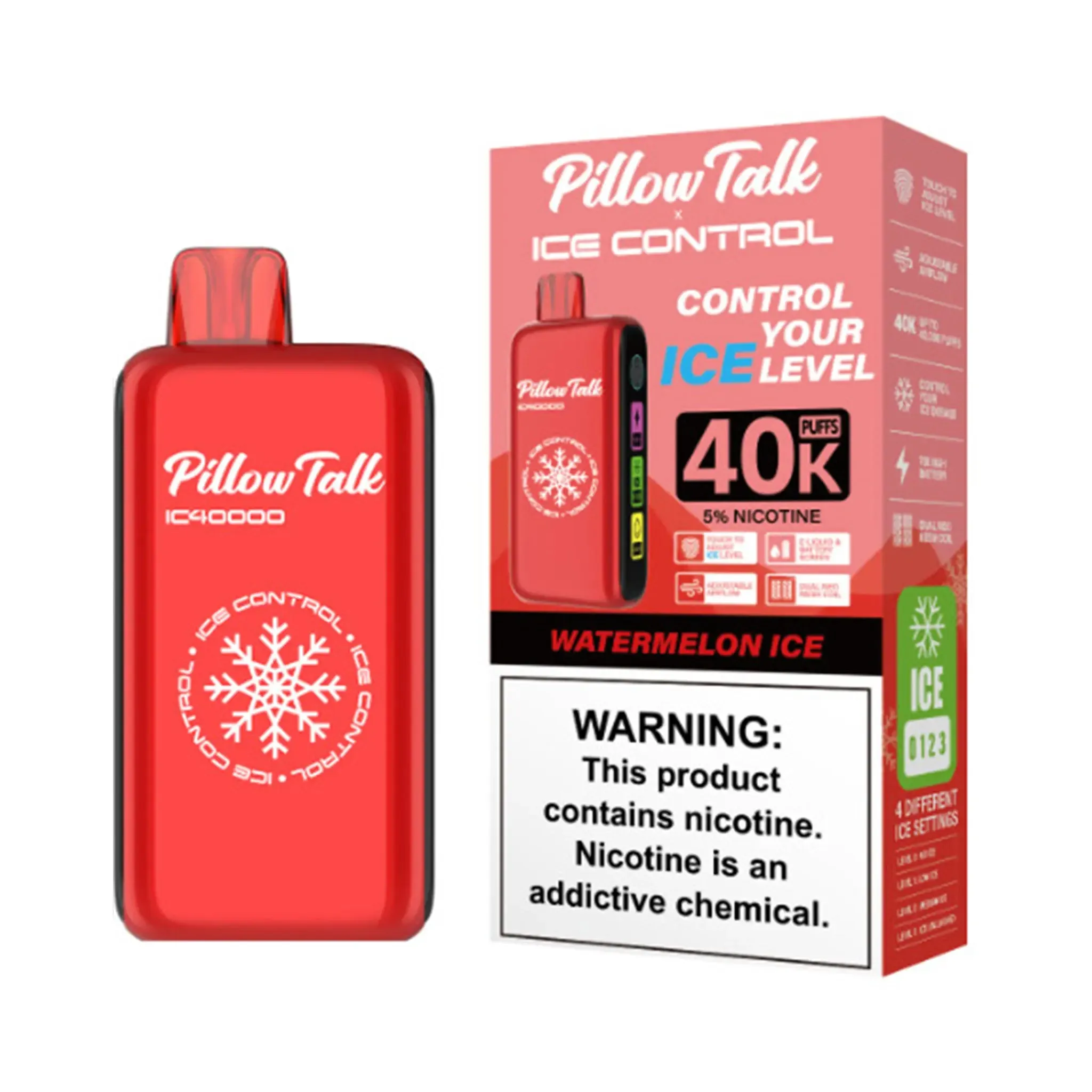 Pillow Talk Vape Ice Control IC40000 40K Puffs