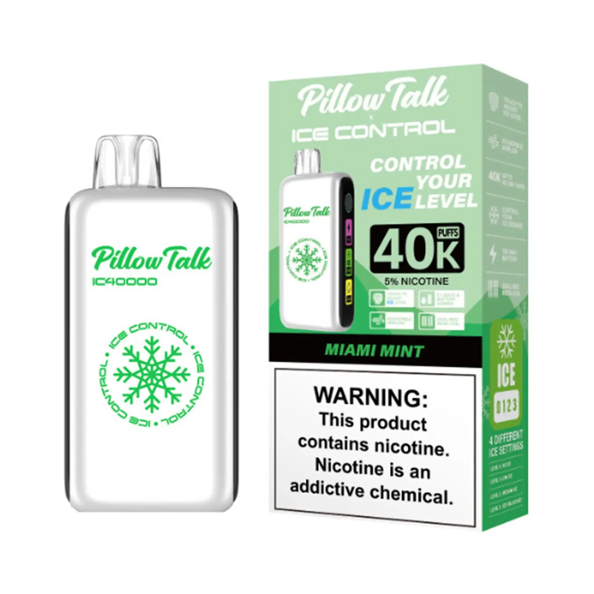 Pillow Talk Vape Ice Control IC40000 40K Puffs