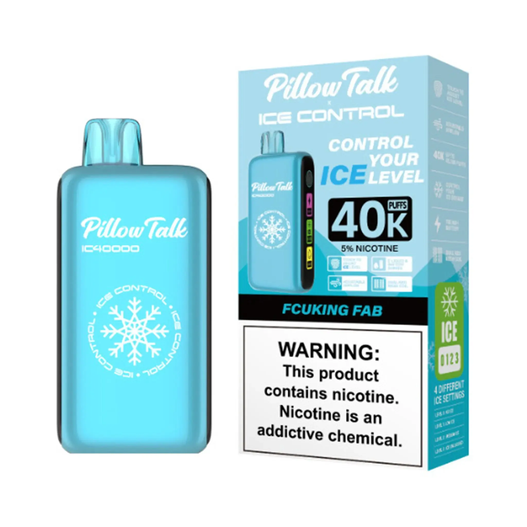 Pillow Talk Vape Ice Control IC40000 40K Puffs