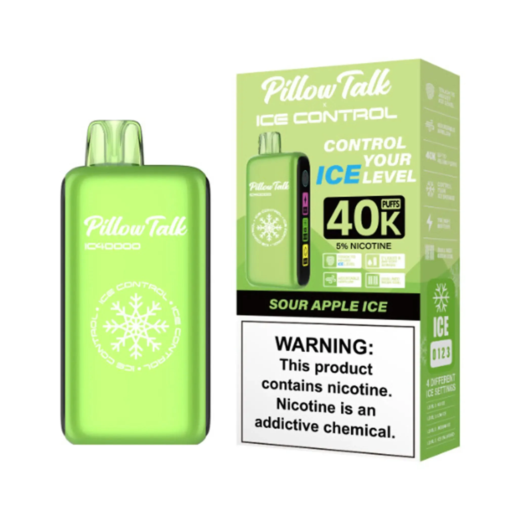 Pillow Talk Vape Ice Control IC40000 40K Puffs