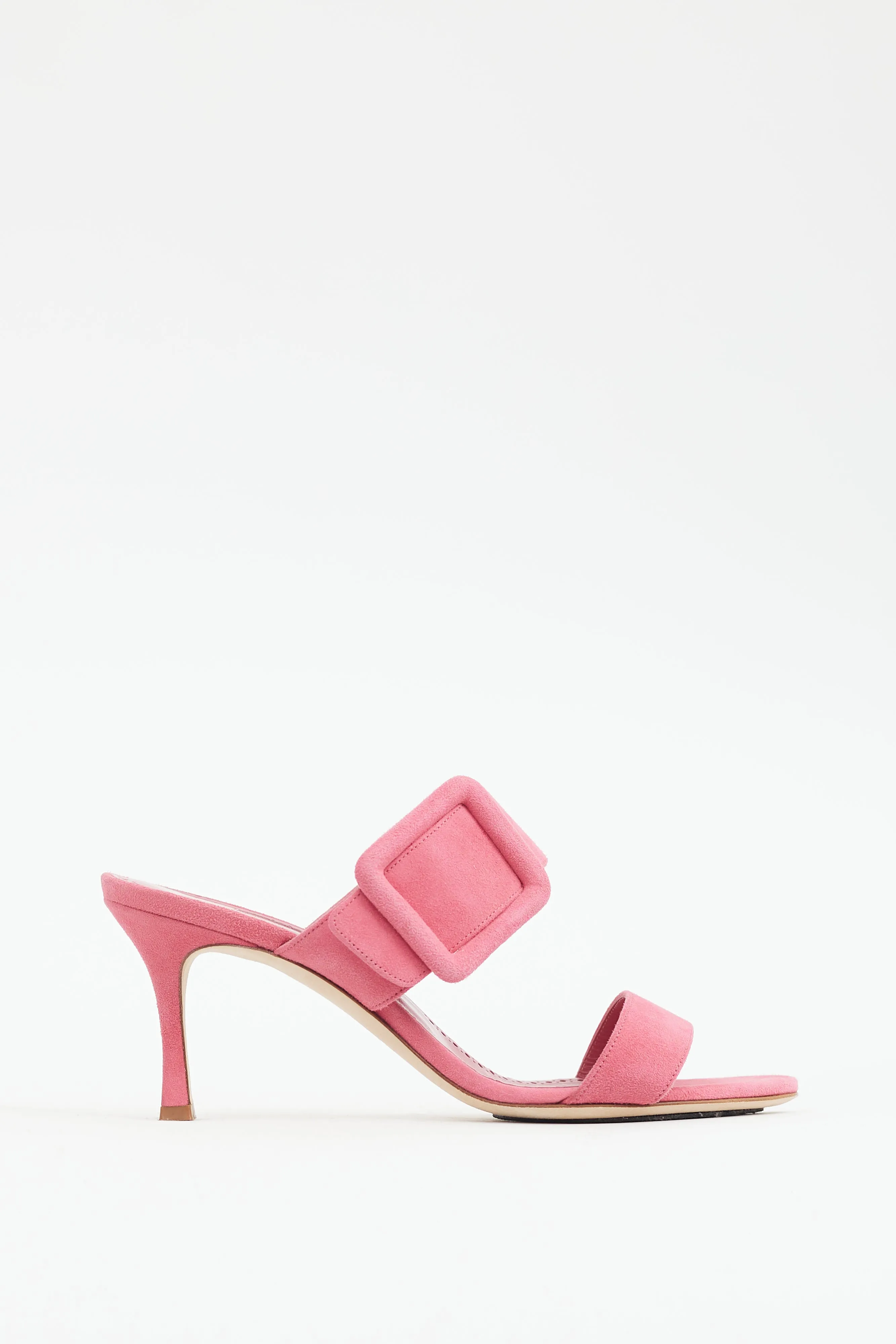 Pink Suede Gable Sandal