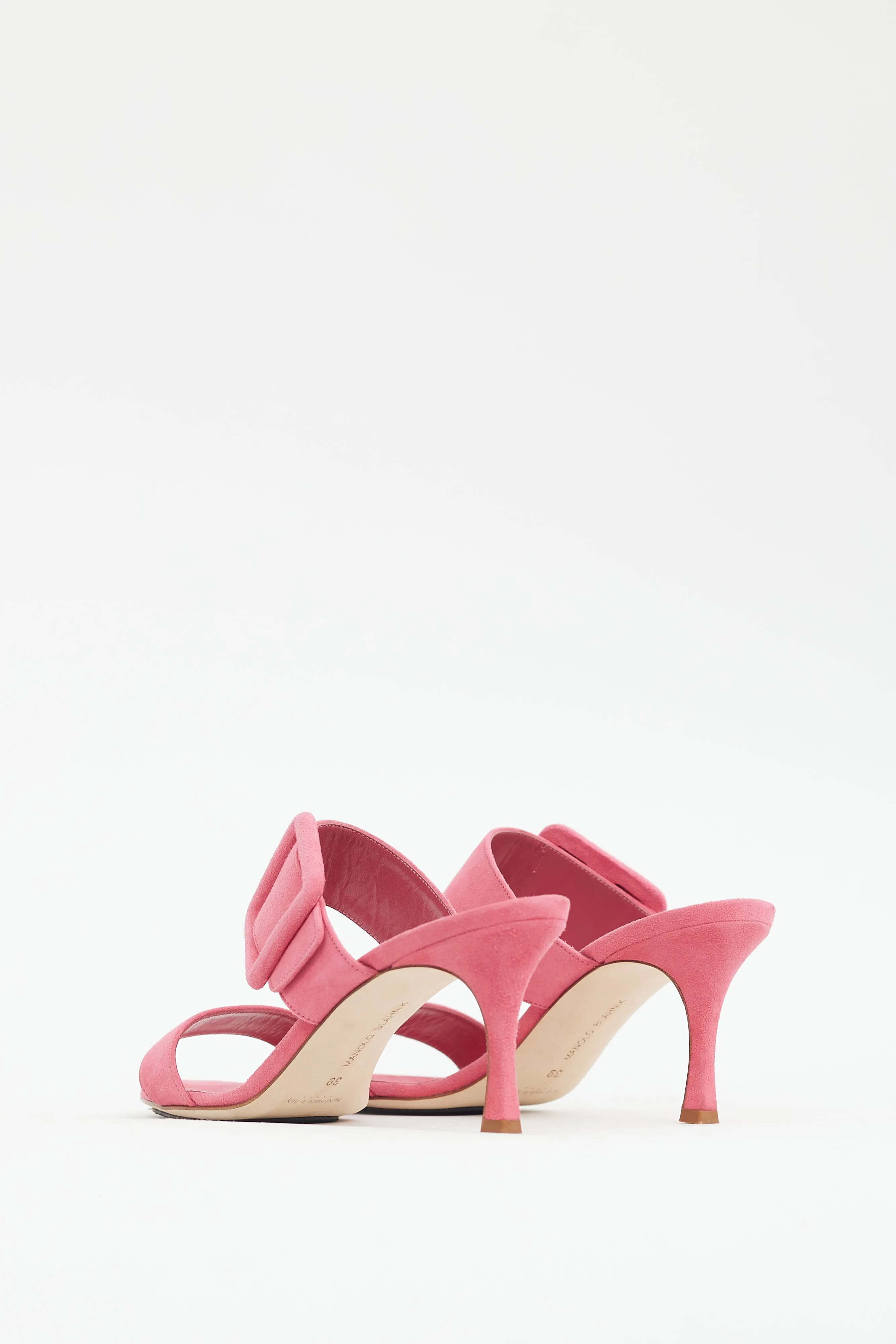 Pink Suede Gable Sandal