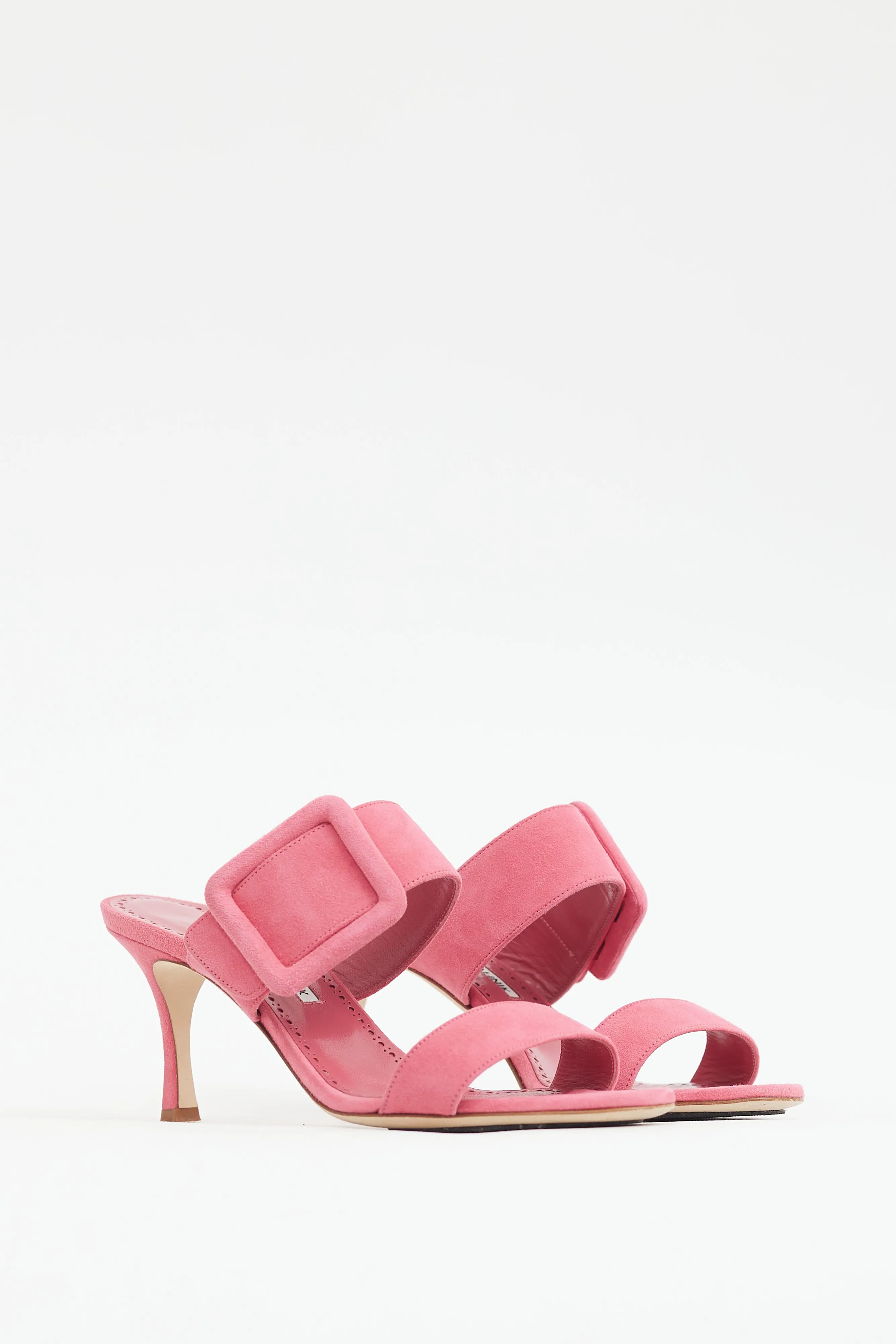 Pink Suede Gable Sandal