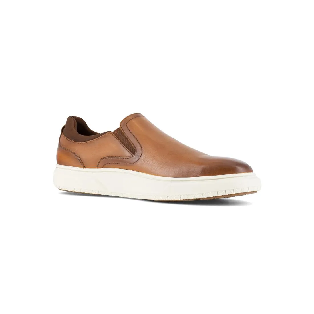 Premier Steel-Toe Casual Slip On Work Shoe Brown