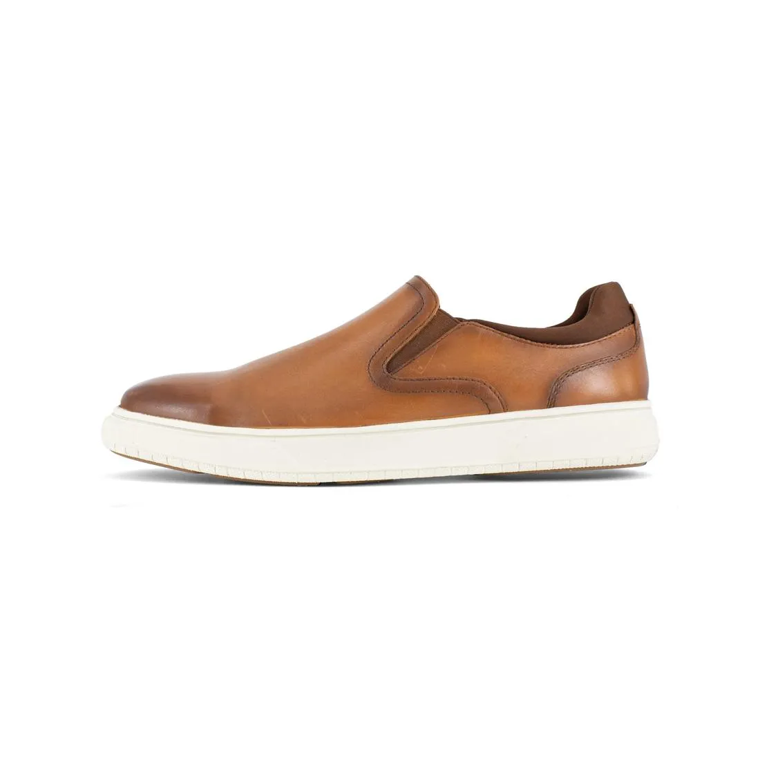 Premier Steel-Toe Casual Slip On Work Shoe Brown