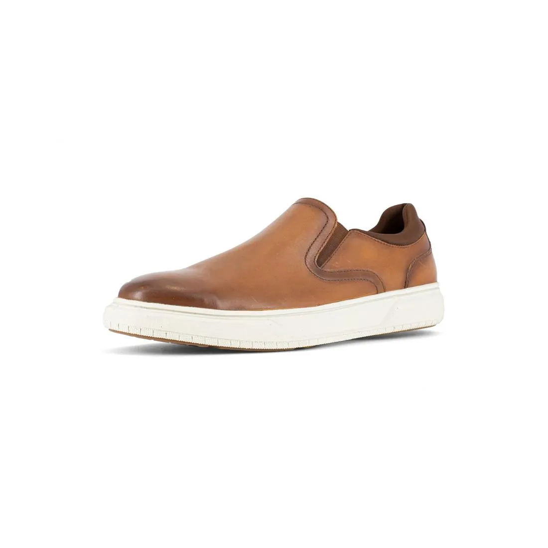 Premier Steel-Toe Casual Slip On Work Shoe Brown