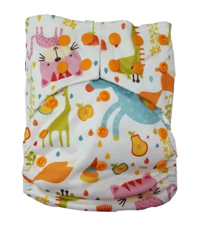 Raf Raf Bamboo Cloth Diaper - Single Pack (Many Colours Available)