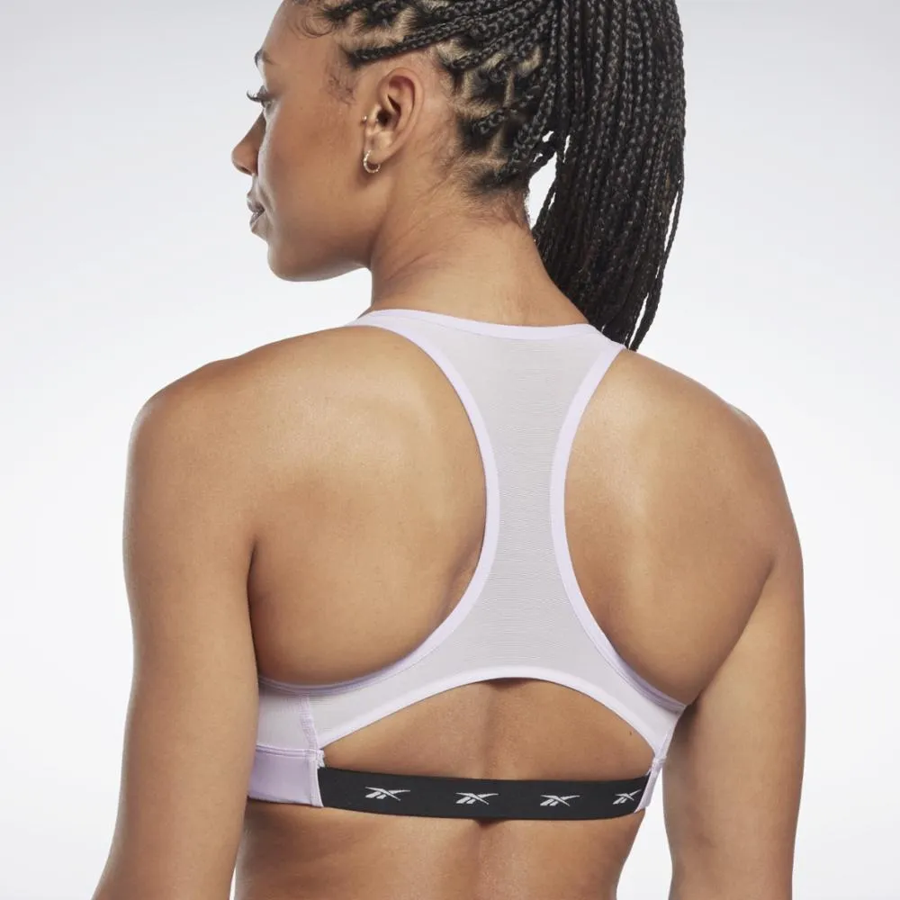 Reebok Apparel Women Reebok Lux Vector Racer Sports Bra PUROAS