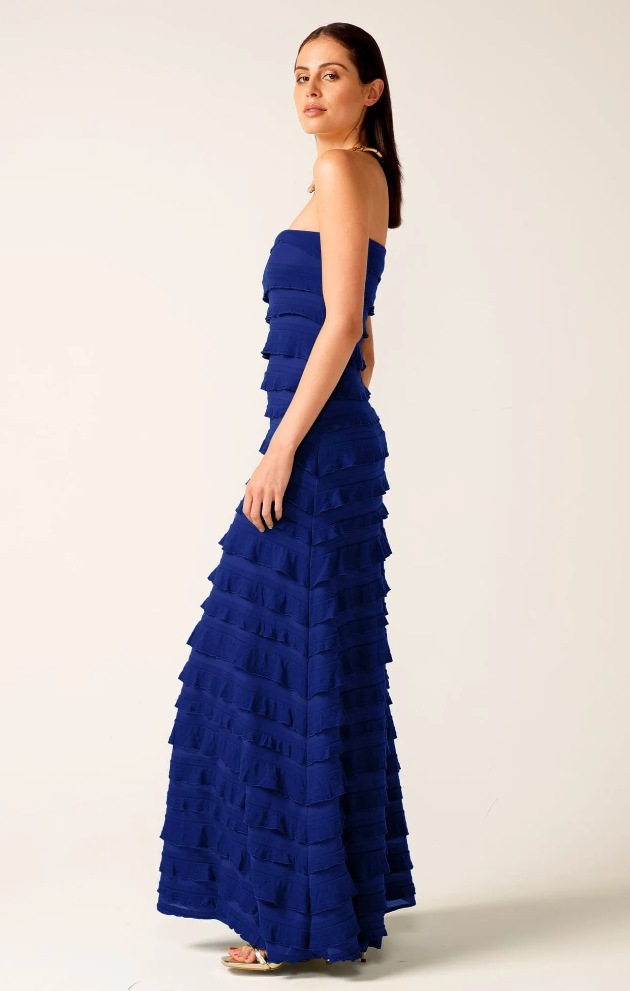 Sacha Drake Maddison Maxi dress in Sapphire